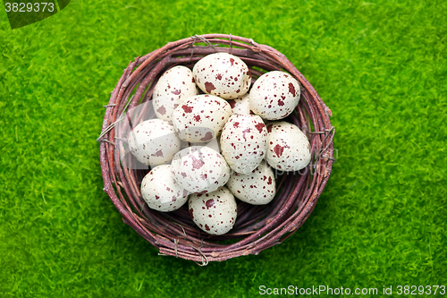 Image of decorative painted Easter eggs