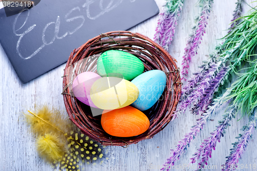 Image of decorative painted Easter eggs