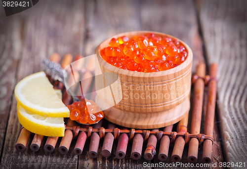 Image of salmon caviar