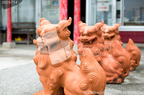 Image of Japanese Lion sculpture