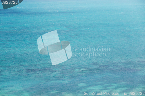 Image of Transparent clear blue sea