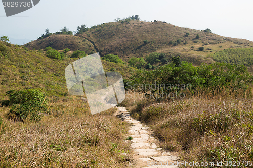 Image of Hiking pathway going up to the peak