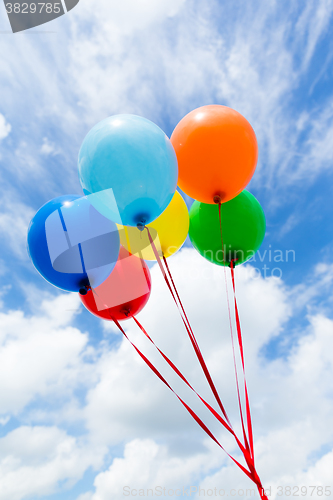 Image of Colorful party balloon