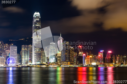 Image of Hong Kong, Victoria Harbour at night