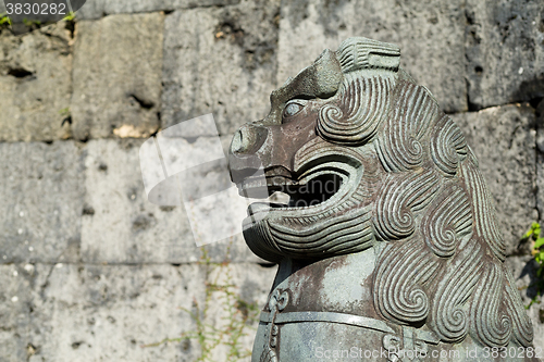 Image of Japanese Lion statue