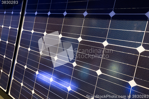 Image of Solar panel detail abstract