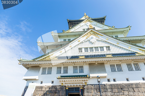 Image of Osaka castle in Japan