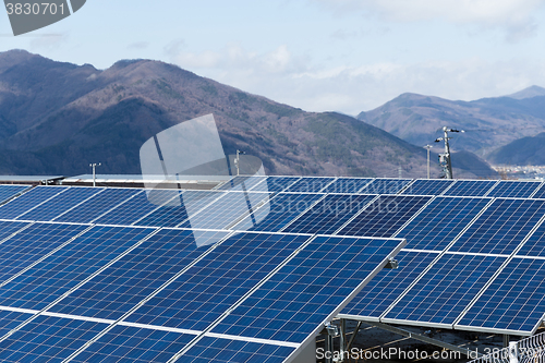 Image of Solar panel plant