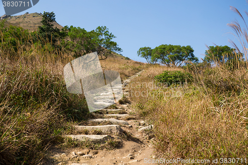 Image of Walkway going up to the peak