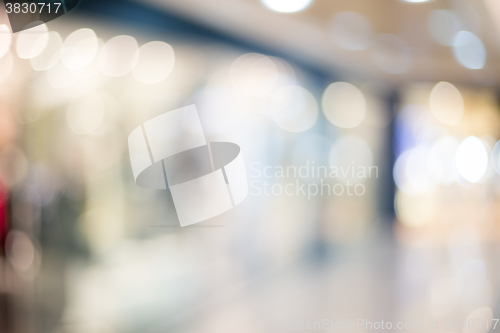 Image of Store blur background with bokeh