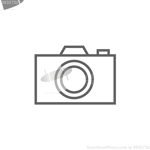 Image of Camera line icon.