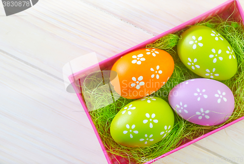 Image of easter eggs