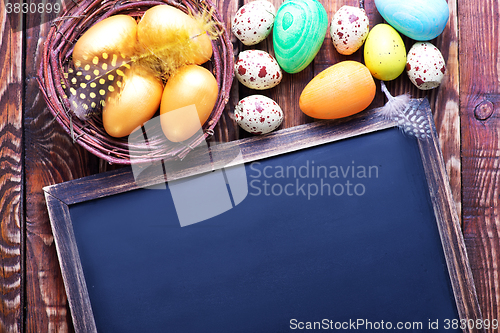 Image of easter eggs