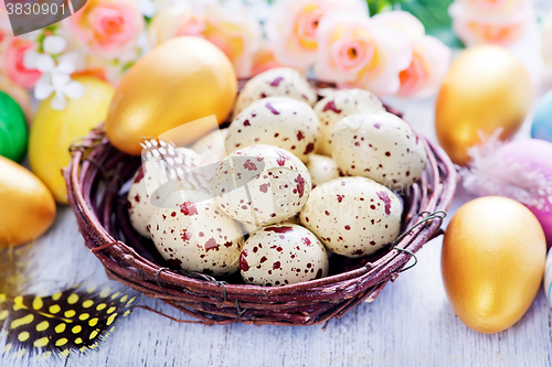 Image of decorative painted Easter eggs