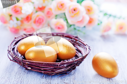 Image of decorative painted Easter eggs