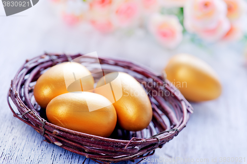 Image of decorative painted Easter eggs