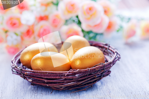 Image of decorative painted Easter eggs