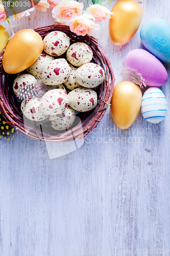 Image of decorative painted Easter eggs