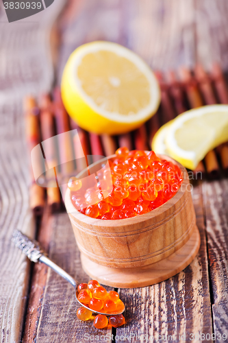 Image of salmon caviar