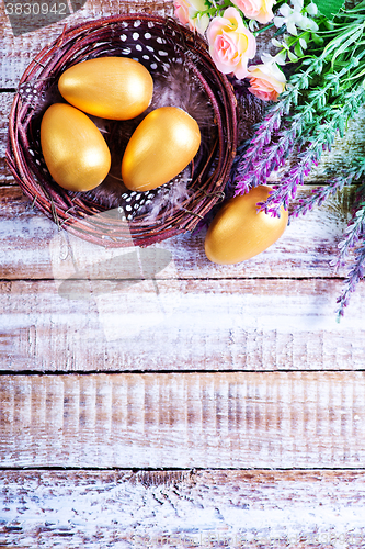 Image of easter eggs