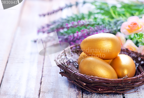 Image of easter eggs