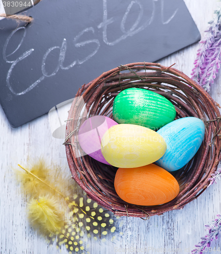 Image of decorative painted Easter eggs