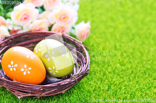 Image of easter eggs