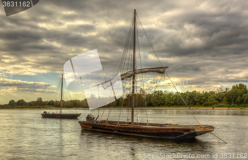 Image of Wooden Boats on Loire Valley