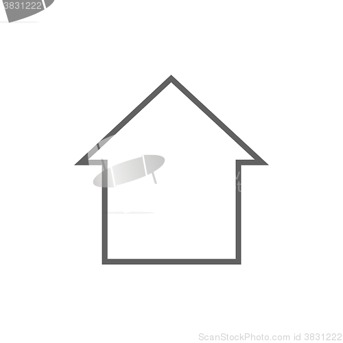 Image of House line icon.