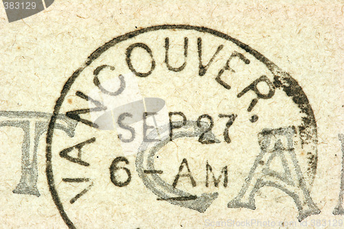 Image of Vancouver stamp