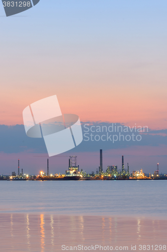 Image of Petrochemical  refinery at sea