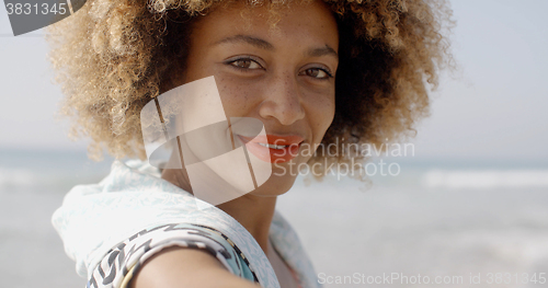 Image of Woman Smiling At Camera
