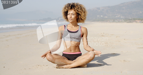 Image of Meditating On The Sea Coast