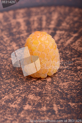 Image of Fresh sweet raspberries close up