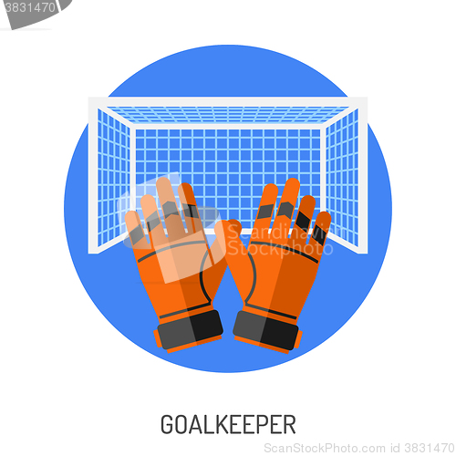 Image of Soccer Flat Icon Set