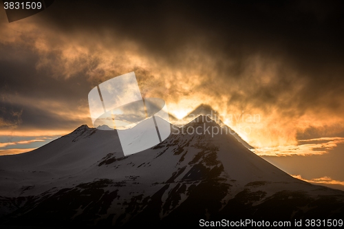 Image of Scenic mountain landscape shot