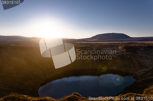 Image of Kerid volcanic crater lake