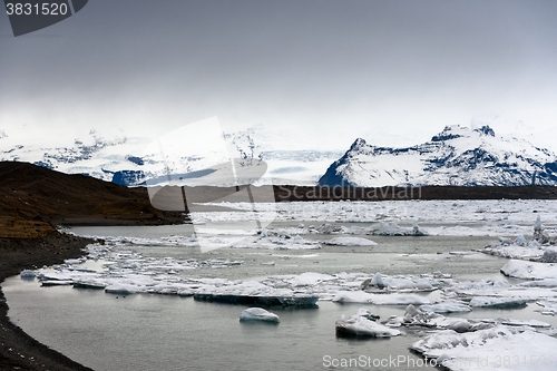 Image of Icebergs at glacier lagoon 