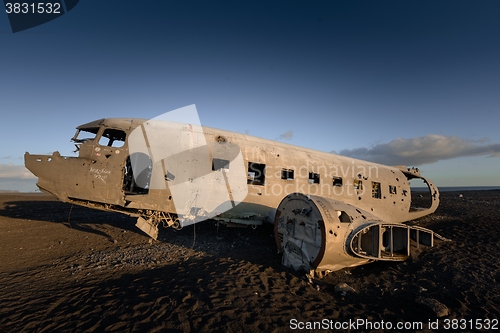 Image of Plane wreck at Iceland