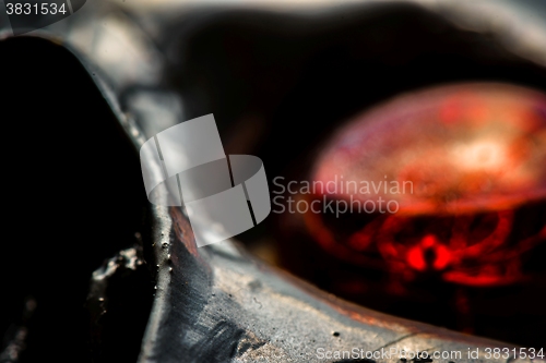 Image of Abstract steel bacgkround closeup photo