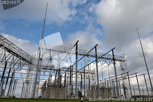 Image of High voltage electric station