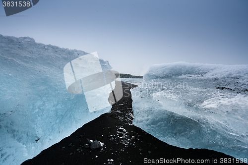 Image of Icebergs at glacier lagoon 