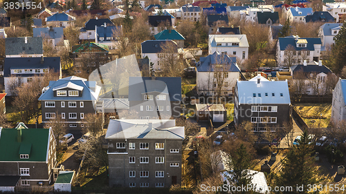 Image of Reykjavik from above