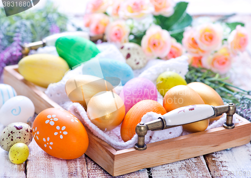 Image of easter eggs