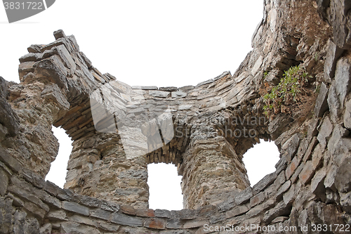 Image of Fragment of ruins of the ancient fortress