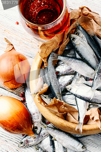 Image of Snack of dried whitebait