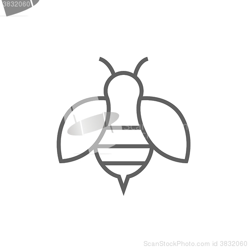 Image of Bee line icon.