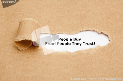 Image of People Buy From People They Trust