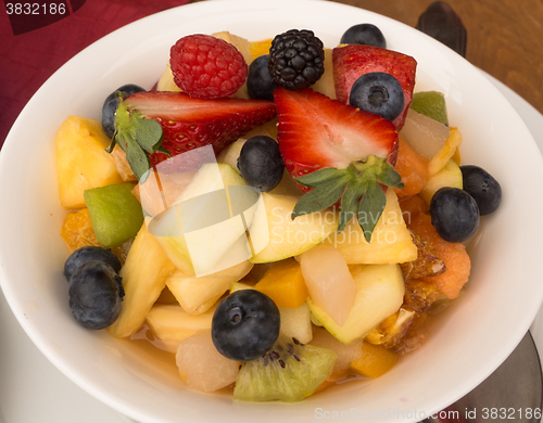 Image of fruit plate from Seiser Alm