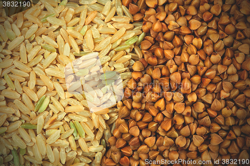 Image of buckwheat and rice cereal